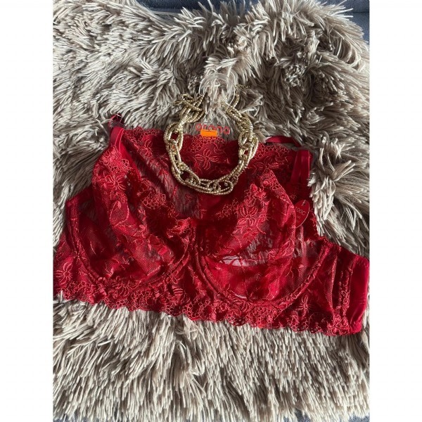 DANTELLİ KIRMIZI İÇ ÇAMAŞIRI TAKIM